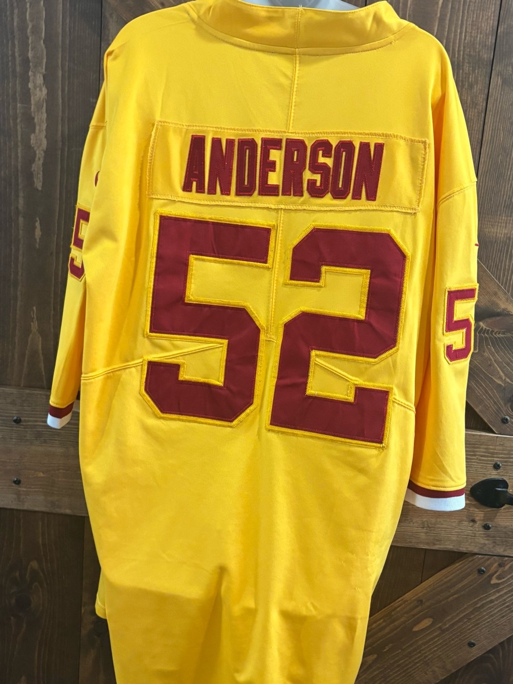 NFL Washington Redskins #52 Anderson Game Jersey